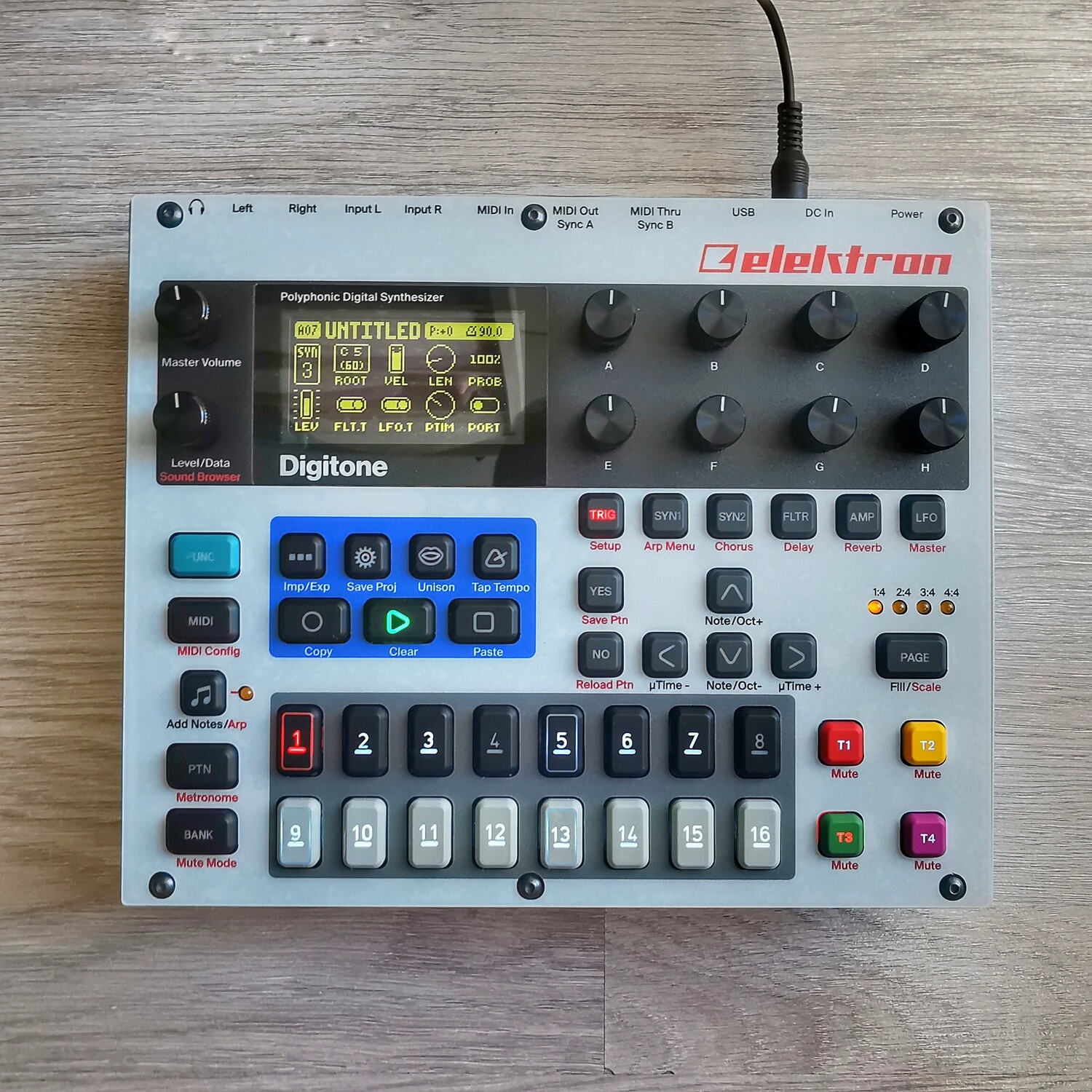 Vinyl skins for Elektron Digitone (choose style)