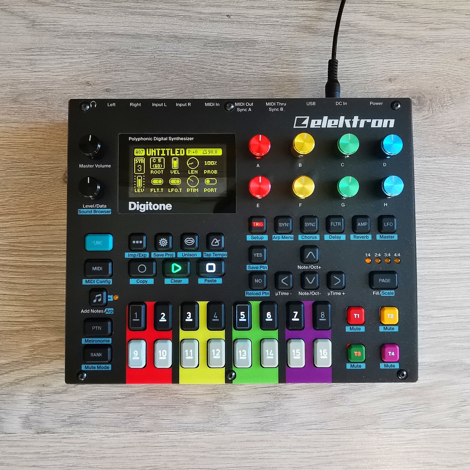Vinyl skins for Elektron Digitone (choose style)