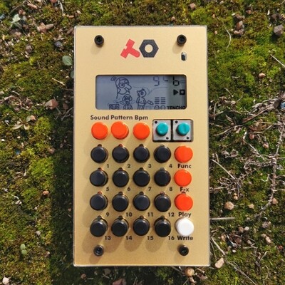 case for Teenage Engineering Pocket Operator (silver or gold)