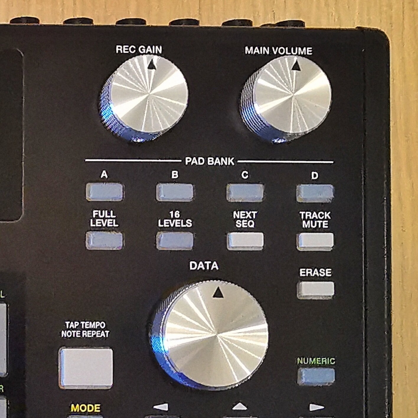 Kit aluminum knobs for Akai mpc 1000 (data Wheel, vol &amp; rec), Chose your style: Silver kit
