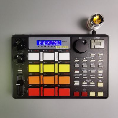 Aluminum Data Wheel knob for Akai mpc 1000, 500 (limited 2500)