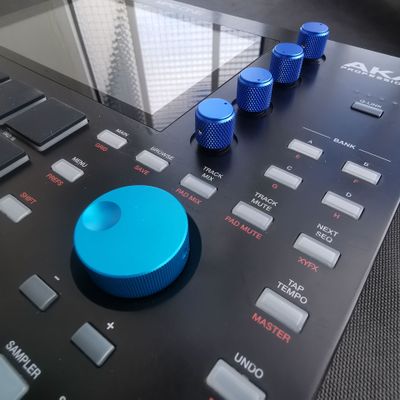 Data Wheel metal knob for Akai MPC One, Live1&amp;2, touch, Force