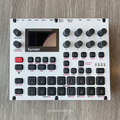 Magnetic faceplate for Elektron Syntakt