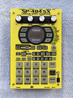 SP-404sx イエロー Vinyl skins for Roland SP-404SX (choose color)