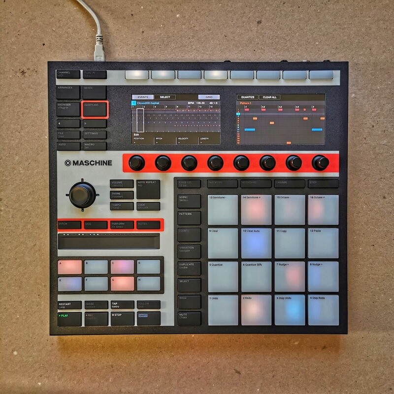 Vinyl skins for NI Maschine+ or MK3 (retro styles)