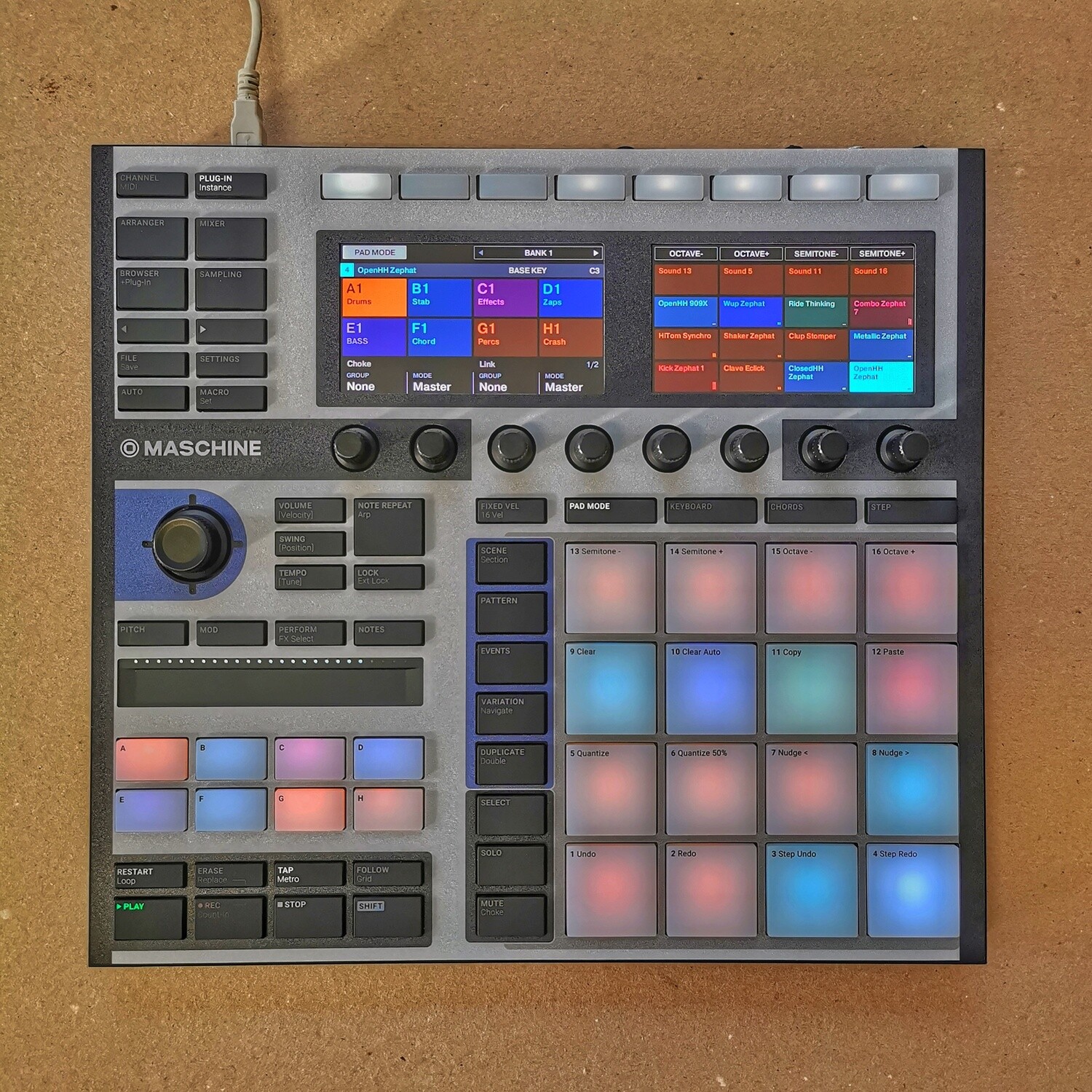 Vinyl skins for NI Maschine+ or MK3 (retro styles)