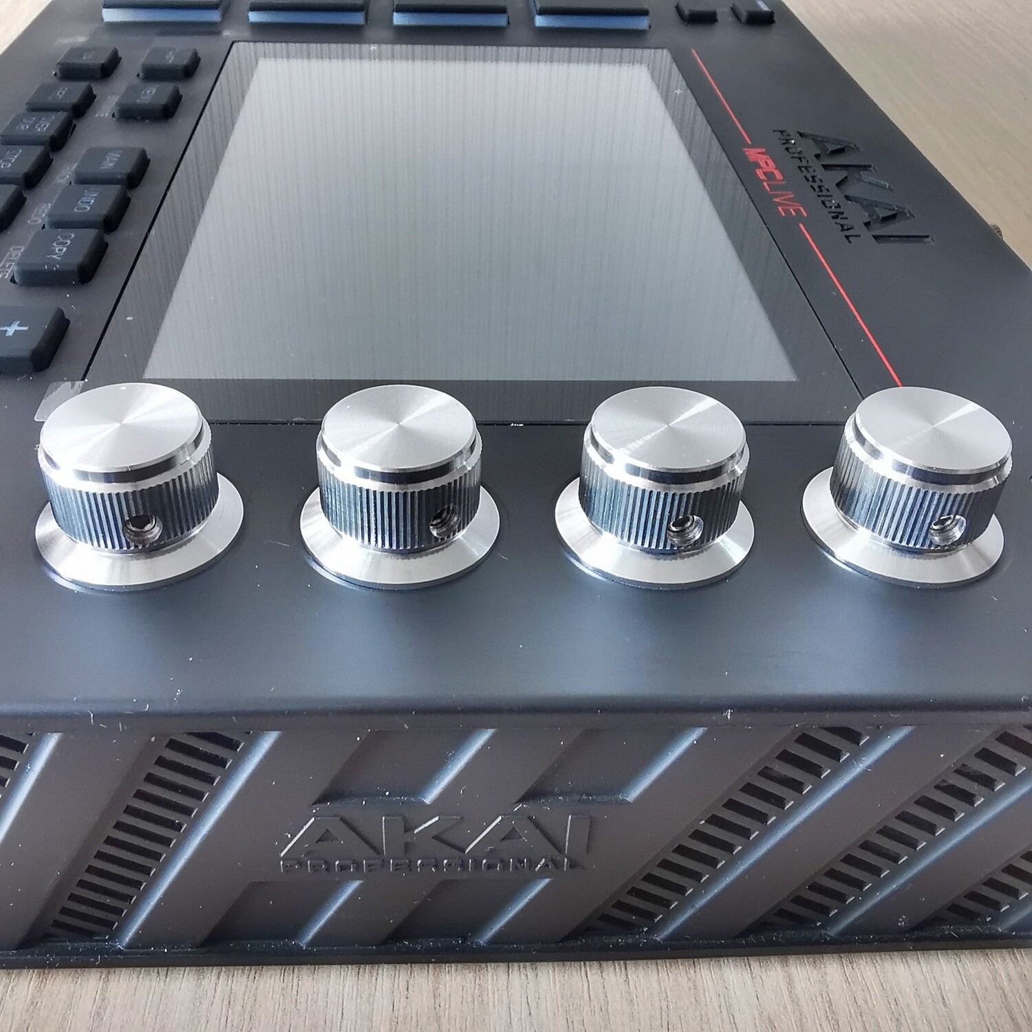 Aluminum q-link knob for Akai MPC Live 3, 2, 1, MPD, MPC One, Live1&amp;2, touch, Chose your style: Silver