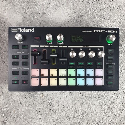 Kit (8pcs) metal knobs for Roland MC-101