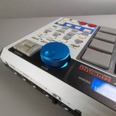 Aluminum Data Wheel knob for Akai mpc 1000, 500 (limited 2500)