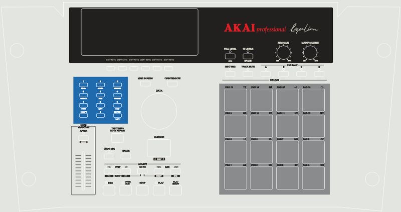 Skin for AKAI MPC 2000XL - MPC 60 mk2 style (DIGITAL files ONLY)