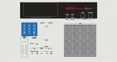 Skin for AKAI MPC 2000XL - MPC 60 mk2 style (DIGITAL files ONLY)