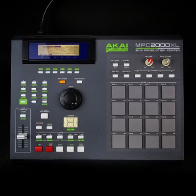 Skin for AKAI MPC 2000XL - Gray &amp; Lime (DIGITAL files ONLY)