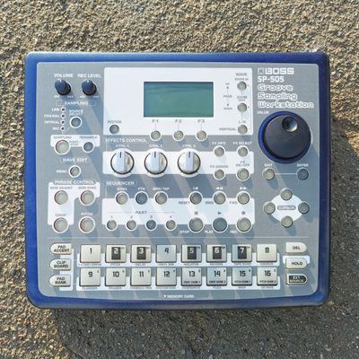 Skin for Boss SP-505 - Gray &amp; White style (DIGITAL files ONLY)