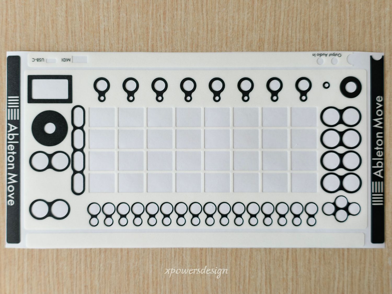 Vinyl skins for Ableton Move