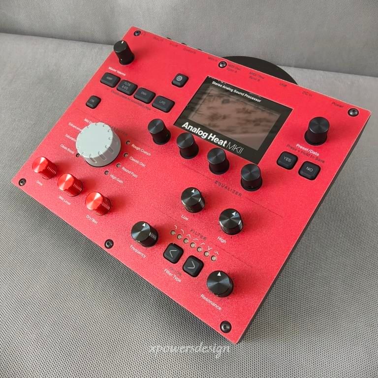 Magnetic faceplate for Elektron Analog Heat mk2
