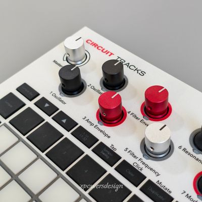 Kit 10pcs metal knobs for Novation Circuit