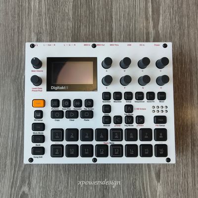 Magnetic faceplate for Elektron Digitakt 2