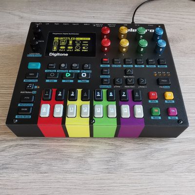 Skin for ELEKTRON DIGITONE - WATERFALL style (DIGITAL files ONLY)