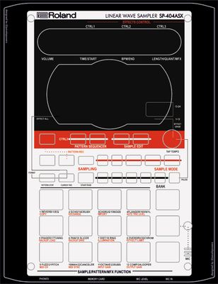 Skin for ROLAND SP-404SX/A - SP-303 style (DIGITAL files ONLY)