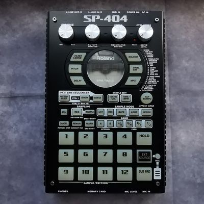 Skin for ROLAND SP-404 OG - BLACK style (DIGITAL files ONLY)