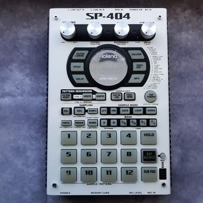 Skin for ROLAND SP-404 OG - WHITE style (DIGITAL files ONLY)