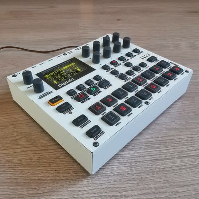 Skin for ELEKTRON DIGITAKT - WHITE style (DIGITAL files ONLY)
