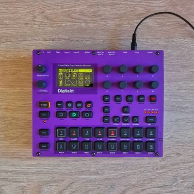 Skin for ELEKTRON DIGITAKT - PURPLE style (DIGITAL files ONLY)