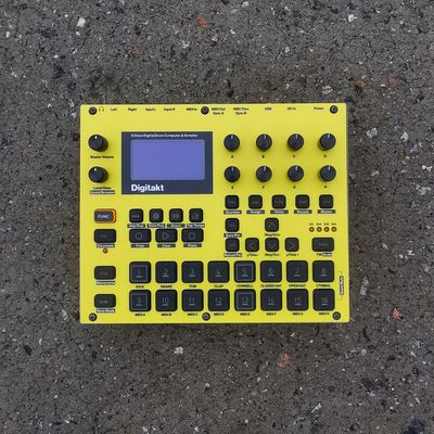 Skin for ELEKTRON DIGITAKT - YELLOW style (DIGITAL files ONLY)