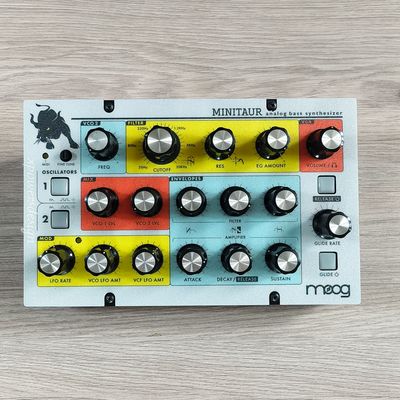 Magnetic faceplate for Moog Minitaur
