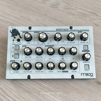 Magnetic faceplate for Moog Minitaur