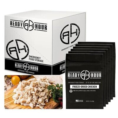 Ready Hour Freeze-Dried White Meat Chicken Case Pack
