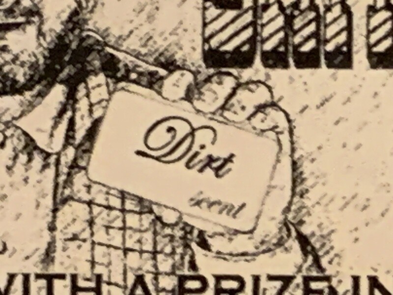 Deadwood Soap with a Prize Inside: Dirt