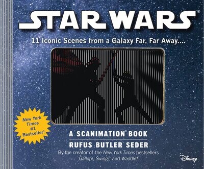 Star Wars: A Scanimation Book: Iconic Scenes from a Galaxy Far, Far Away... (Hardcover)
