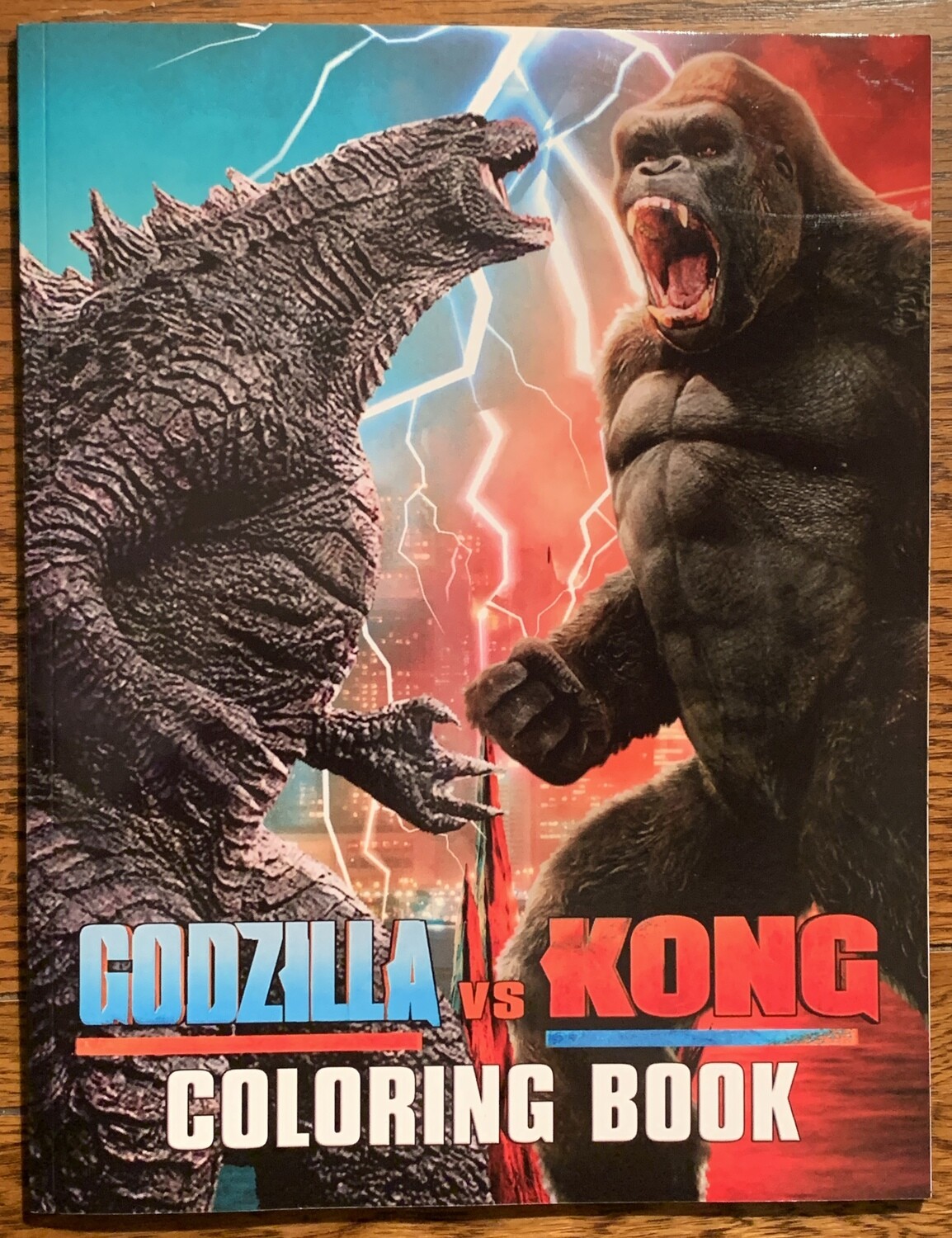 Godzilla vs. Kong Coloring Book (Paperback, NEW)