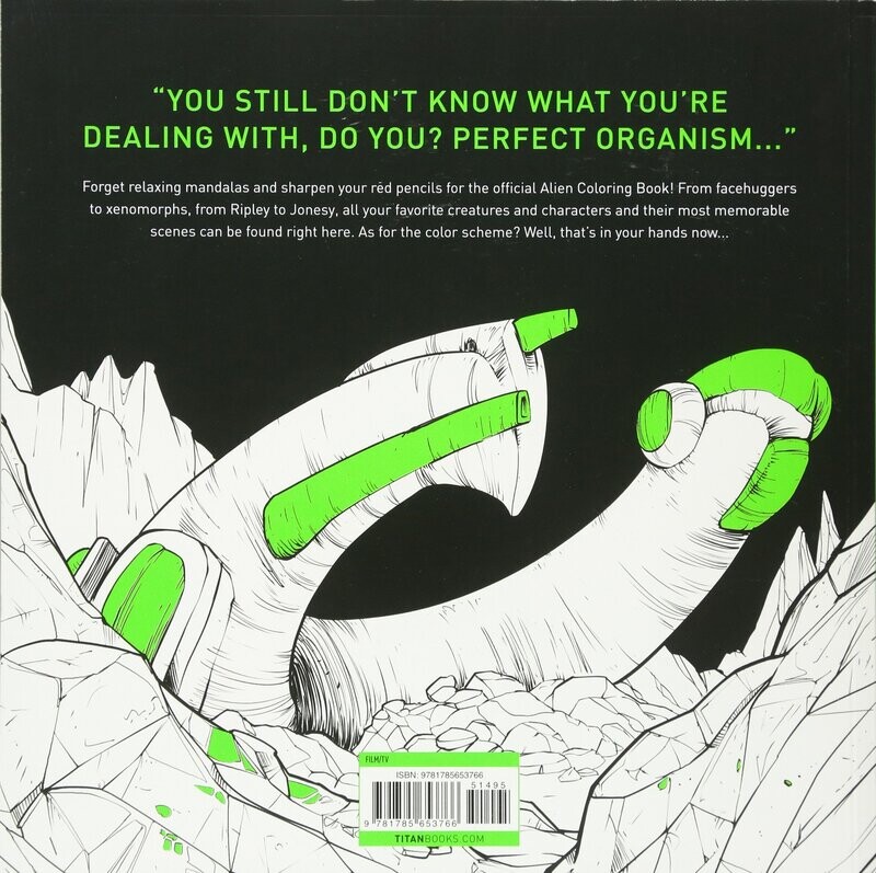 Alien: The Coloring Book (Paperback, NEW)