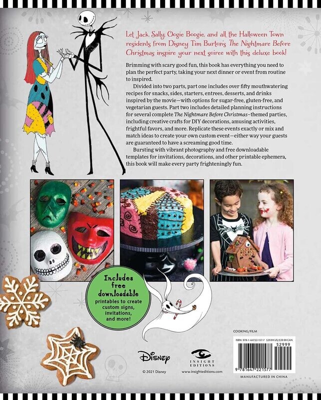 The Nightmare Before Christmas: The Official Cookbook & Entertaining Guide (Hardcover, New)