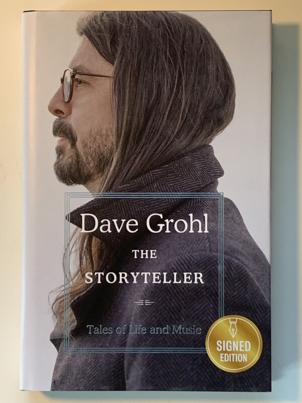 SIGNED The Storyteller: The Tales of Life and Music 1st Edition (Hardcover, NEW) by Dave Grohl