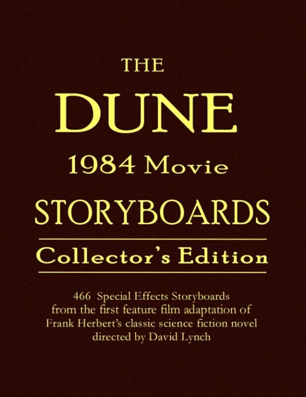 The DUNE 1984 Movie Storyboards Collector&#39;s Edition (Paperback, NEW)