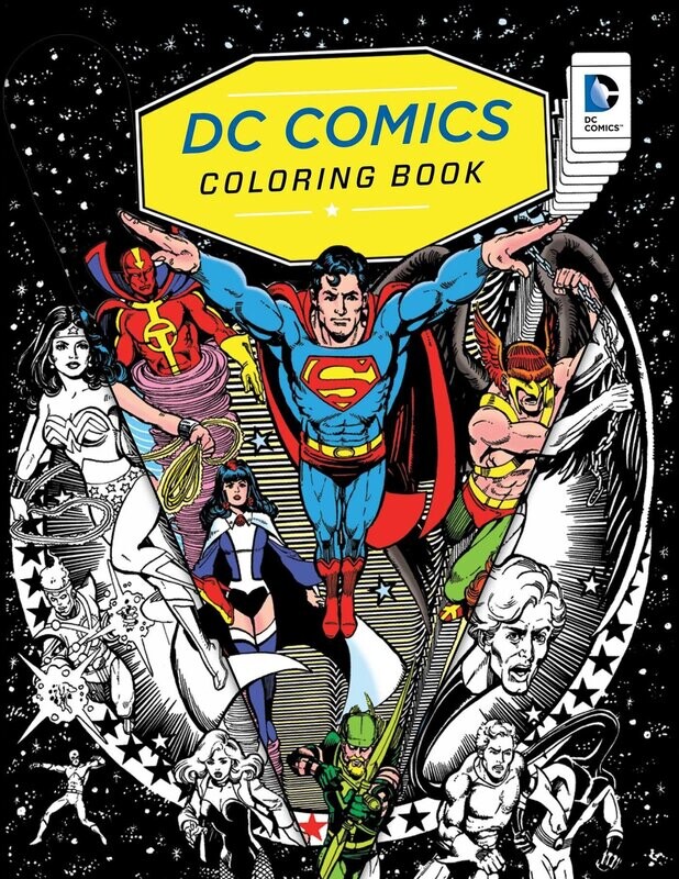 DC Comics Coloring Book (Paperback, NEW)
