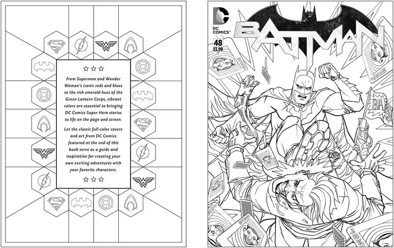 DC Comics Coloring Book (Paperback, NEW)