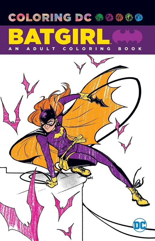 Batgirl: An Adult Coloring Book (Paperback, NEW)