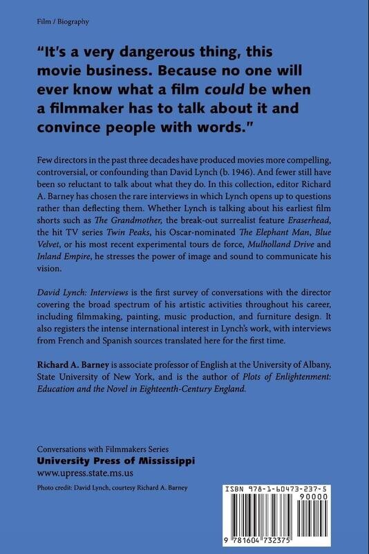 David Lynch: Interviews (Conversations with Filmmakers Series) Paperback
