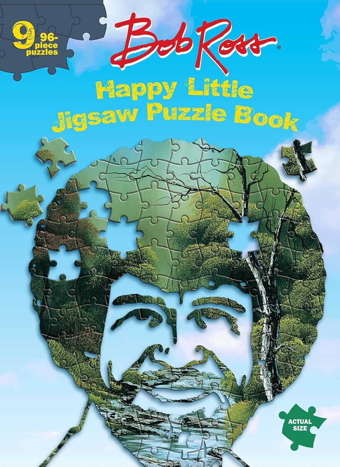 Bob Ross Happy Little Jigsaw Puzzle Book (Jigsaw Puzzle Books) (Hardcover, NEW)