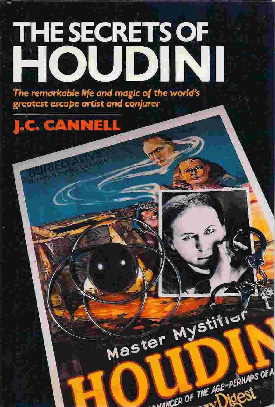 The Secrets of Houdini by J.C. Cannell (Hardcover, NEW) 1989 EDITION