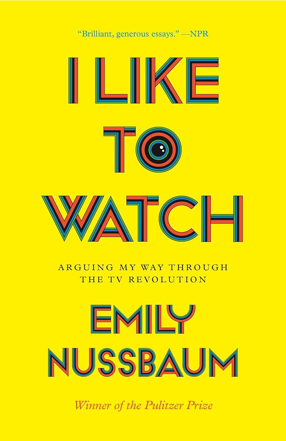 SIGNED I Like to Watch and Cue the Sun by Emily Nussbaum (Paperback NEW)
