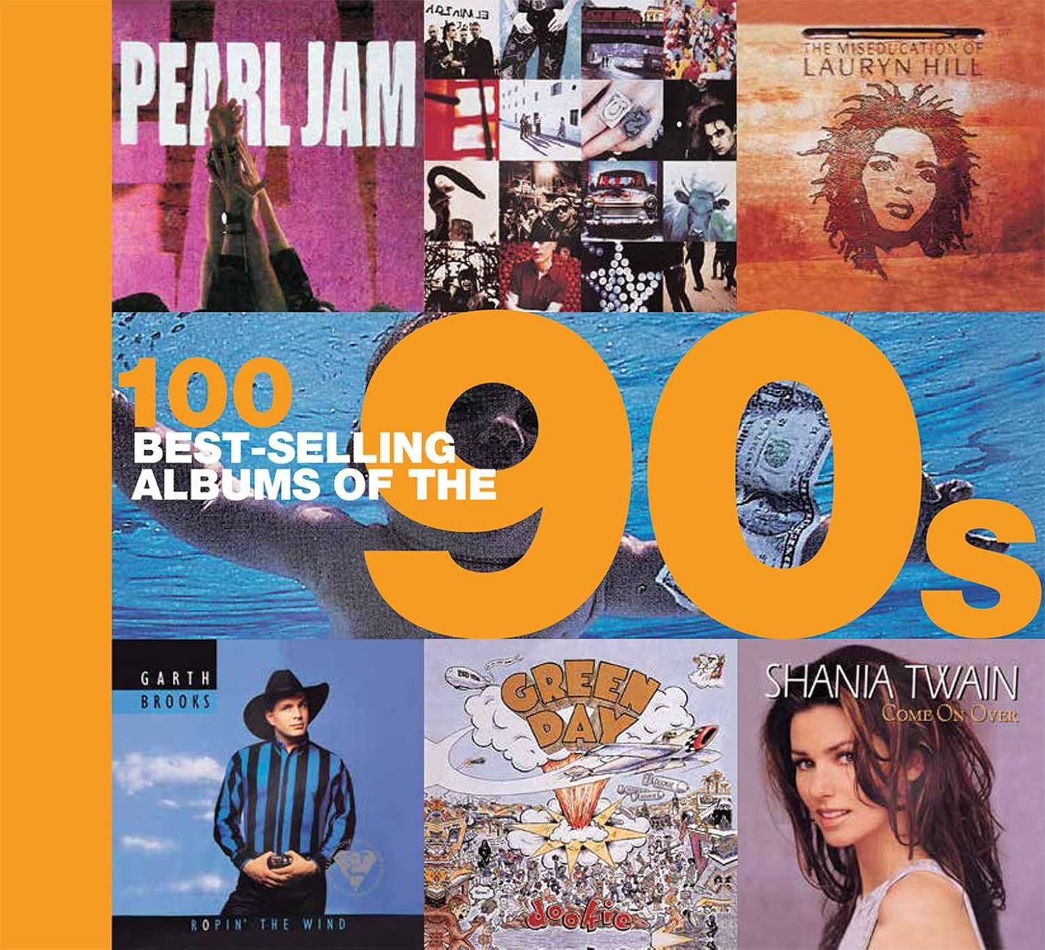 100 Best-selling Albums of the 90s by Peter Dodd, Justin Cawthorne, Chris Barrett, Dan Auty (Hardcover, NEW)