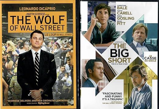 The Wolf of Wall Street + The Big Short (2-DVD SET, NEW)