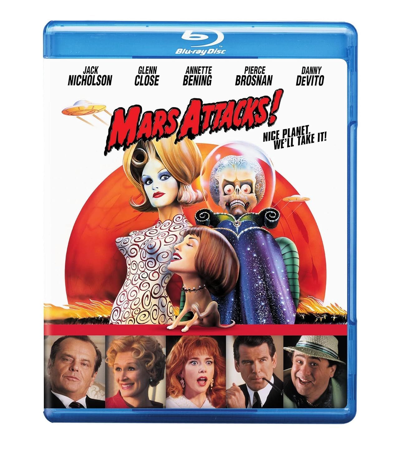 Mars Attacks! (Blu-ray, NEW)