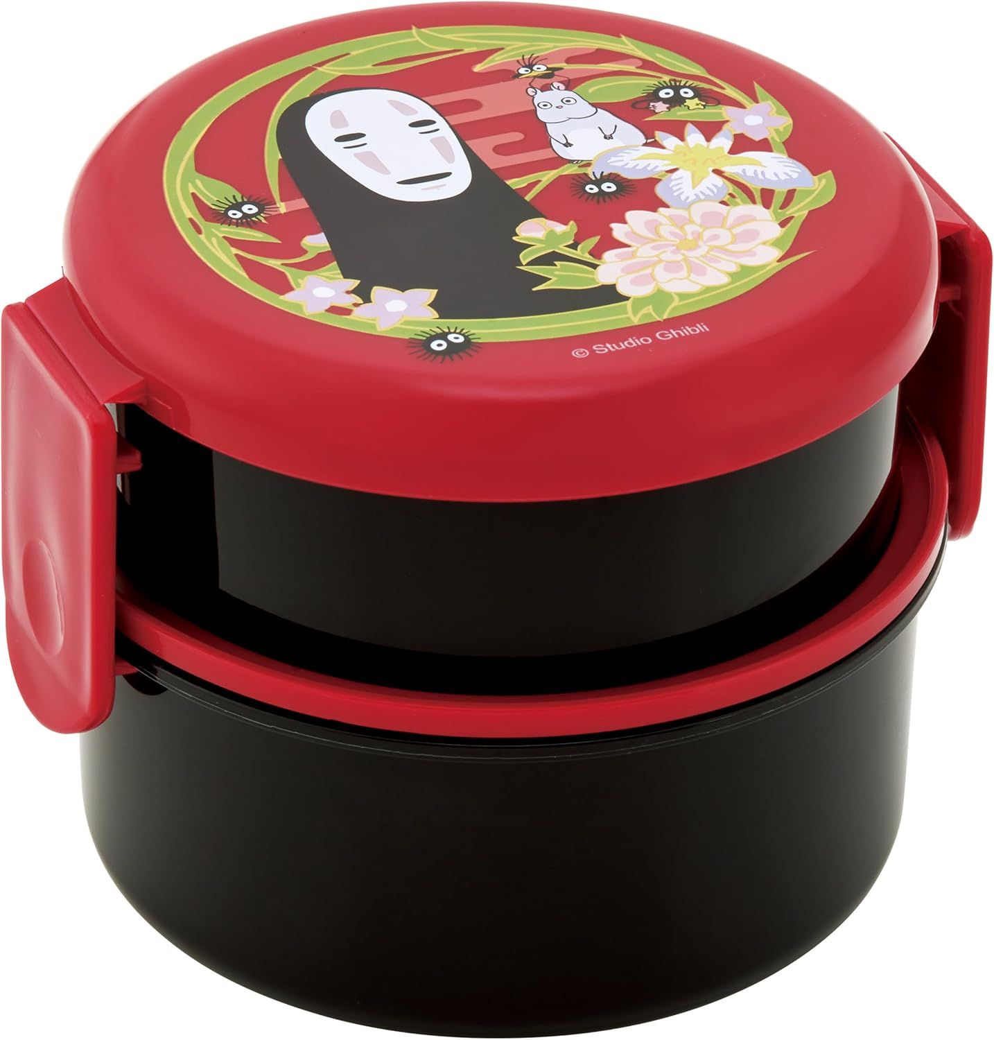 Spirited Away Studio Ghibli 2 Tier Round Bento Lunch Box with Fork by Skater