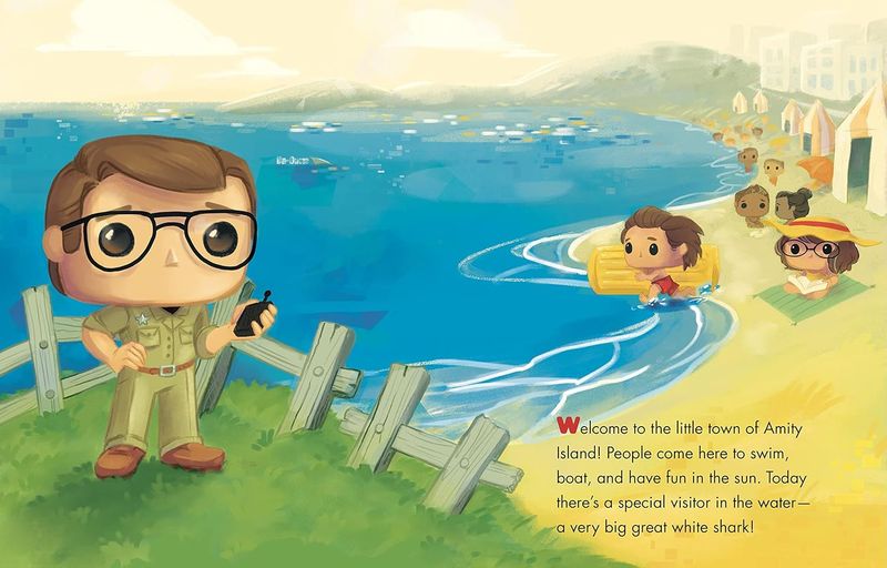 JAWS: Big Shark, Little Boat! A Book of Opposites (Funko Pop!) (Little Golden Book) by Geof Smith (Author), Kaysi Smith (Illustrator)